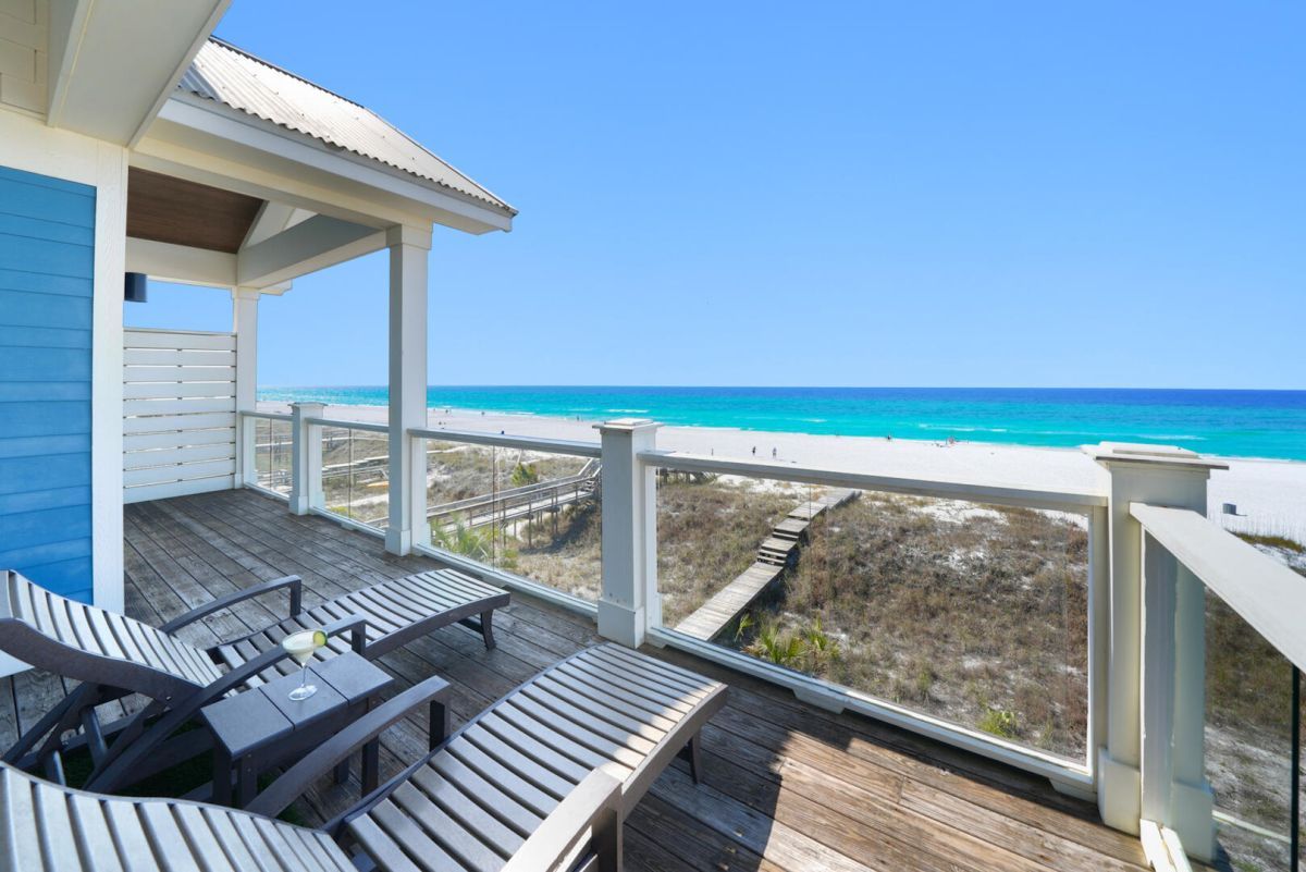 patio of PCB rental